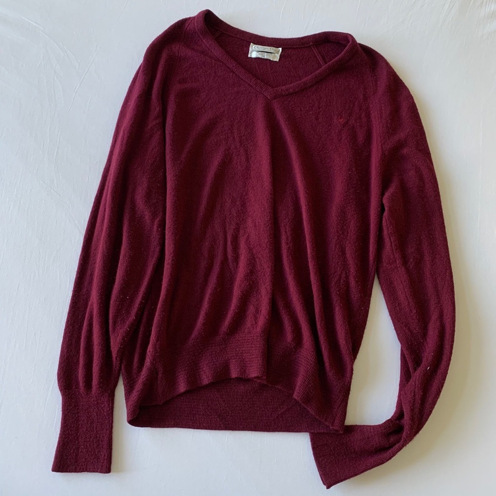 Burgundy Dior Sweater